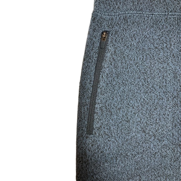 Woolrich Mini Skirt Blue Marled Knit Fleece Lined Hiking Skirt Women’s S… - Picture 6 of 13